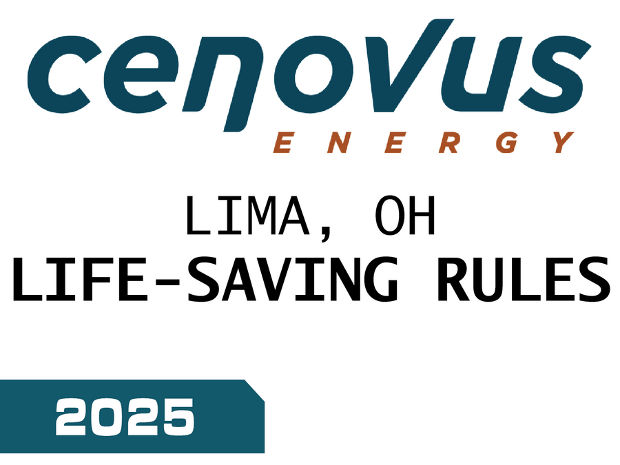 Cenovus Life-Saving Rules / 2025