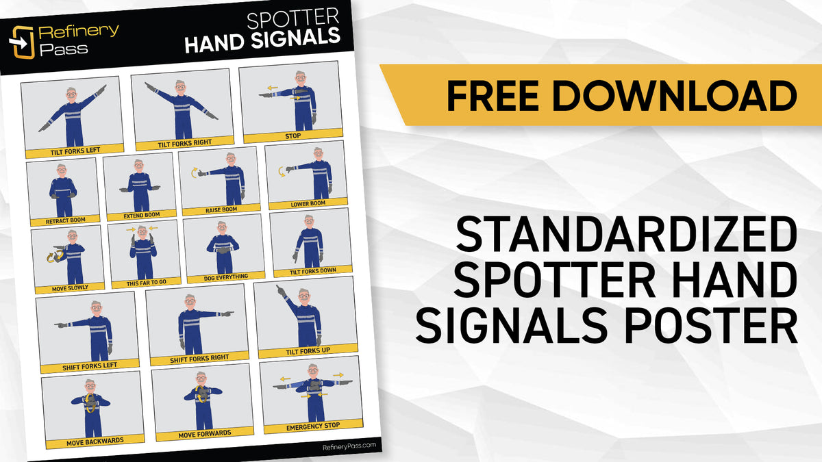 Hand Signals For Rake Spotter Hand Signals - Digital Download – Refinery Pass